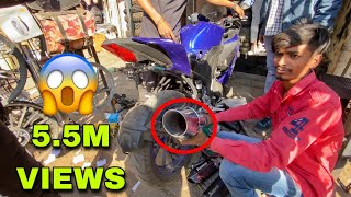 Trying Bullet Exhaust In R15 V3😱 [upl. by Aleik685]