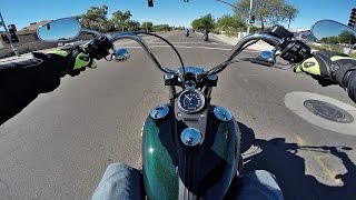 2016 Harley Davidson Dyna Street Bob  Test Ride Review [upl. by Aria446]