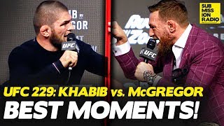 CRAZIEST MOMENTS From UFC 229 Khabib vs McGregor Press Conference [upl. by Nohsid]