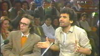 Massimo Troisi Roberto Benigni e Gianni Minà  BLITZ RAI 1984 [upl. by Rashida514]