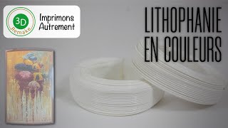 TUTO Réaliser une lithophanie en couleurs [upl. by Rodmann396]