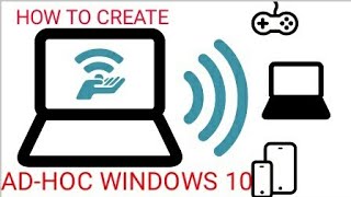 How To Create Ad hoc network in windows 10 [upl. by Claudell]