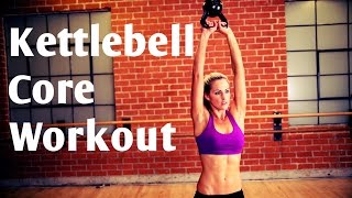 15 Minute Kettlebell Core Workout For Strong Abs [upl. by Yaakov]