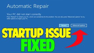 How to Fix Automatic Repair Loop and Startup Repair in Windows 10  5 WAYS [upl. by Coucher]