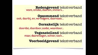 Signaalwoorden en tekstverbanden [upl. by Trefor]