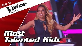 TOP 10  MOST TALENTED SINGERS in The Voice Kids part 1 [upl. by Glynis]