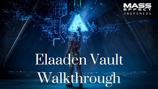 Mass Effect Andromeda  Elaaden VaultPuzzle Walkthrough No Commentary [upl. by Copland]