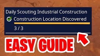 Daily Scouting Industrial Construction  Discover Industrial Construction sites Fortnite STW [upl. by Holland]