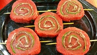 How To Make PinwheelsFlankSkirt Steak PinwheelTheScottReaProject [upl. by Nigam]