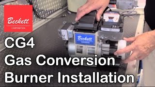 CG4 Gas Conversion Burner Installation [upl. by Amadas677]