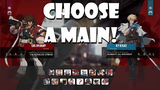 Guilty Gear Strive  How to choose your main character [upl. by Awuhsoj]