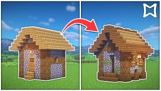 ► How To Transform a Small Villager Farm House In Minecraft 2  Survival Build [upl. by Wentworth]