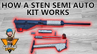 How a STEN Semi Auto kit works [upl. by Gine919]