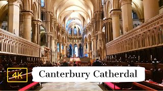 Canterbury Cathedral  Complete Virtual Tour Inside  Kent England [upl. by Kenton]