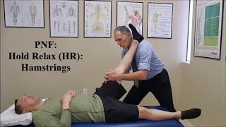 Proprioceptive Neuromuscular Facilitation PNF Stretch  Hold Relax HR [upl. by Ecad]