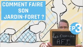 Comment faire son jardinforêt  episode 3 Les essences AFI [upl. by Ahsimal214]