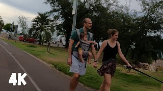 Darwin Nightcliff Beach Walk in 4K HDR [upl. by Nawtna694]