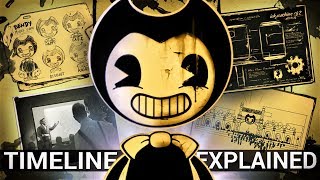 The Joey Drew Studios Timeline Explained Bendy amp the Ink Machine Theories [upl. by Ahsaele]