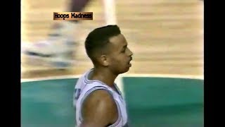 Michael Jordan vs Stephen Currys Dad Dell Curry Shootout [upl. by Ekoorb840]