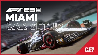 F1 23 Miami Setup Optimal Race Car Setup [upl. by Dahsra593]