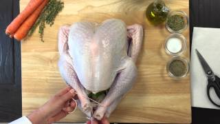 How to Truss a Thanksgiving Turkey  Quick amp Easy [upl. by Atirak]