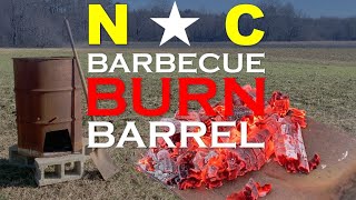 NC Barbecue  How to Build a Burn Barrel [upl. by Gavriella]