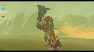 【ゼルダの伝説 ブレス オブ ザ ワイルド】 ライネル オマエ タオス [upl. by Scevo]