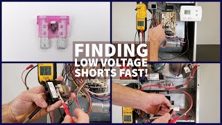 Finding Low Voltage Shorts Fast HVAC Troubleshooting [upl. by Ffilc]