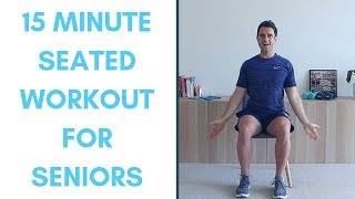 15Minute Easy Seated Workout for Seniors [upl. by Anileh245]