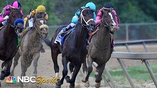 Preakness Stakes 2019 FULL RACE jockey John Velazquez thrown from horse  NBC Sports [upl. by Bokaj775]