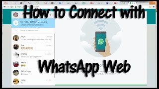 WhatsApp Web How to Connect [upl. by Almire]