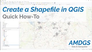 How to Create a shapefile in QGIS [upl. by Meikah]