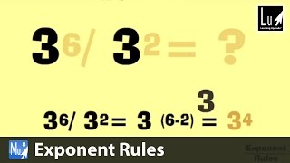 Exponent Rules Song – Learn Algebra – Learning Upgrade App [upl. by Ahsiekrats]