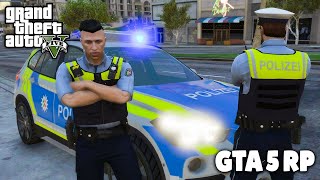 POLIZEI im EINSATZ in GTA RP  GTA 5 ROLEPLAY  Deutsch [upl. by Oicnerual]