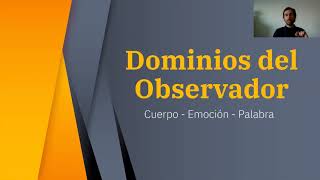 Coaching Dominios del observador CuerpoEmociónLenguaje [upl. by Christianson]