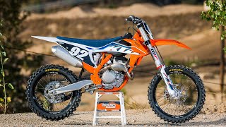 2022 KTM 250SXF TESTED  Motocross Action Magazine [upl. by Enomal]