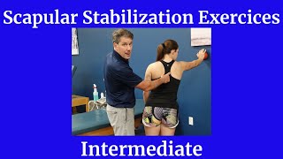 Scapular Stability Exercises Intermediate [upl. by Lirrad]