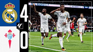 Real Madrid 40 RC Celta  HIGHLIGHTS  LaLiga 202324 [upl. by Sama]