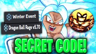 Dragon Ball Rage SECRET WINTER CODES Roblox [upl. by Lotsirb]