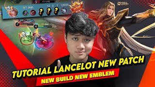 TUTORIAL LANCELOT DAMAGE PATCH TERBARU WAR AXE BUFF EMBLEM  BUILD BARU   Mobile Legends [upl. by Bellew]