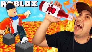 Roblox But I EAT HOT SAUCE Every Time I Fail [upl. by Grannias322]