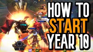 How To Start Conquest For EVERY ROLE In Year 10 SMITE [upl. by Manup]