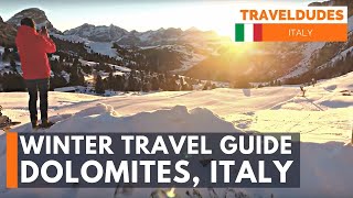 Val Gardena Italian Dolomites Italy Italy Winter Travel Guide [upl. by Rednave118]