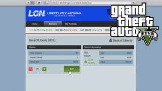 GTA 5  How To Buy amp Sell Stocks  Make Money FAST Stock Market Tutorial GTA V [upl. by Sirad166]