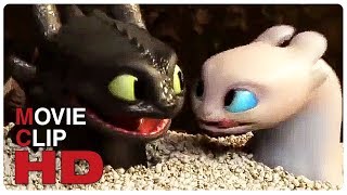 Toothless And Light Fury Date Scene  HOW TO TRAIN YOUR DRAGON 3 2019 Movie CLIP HD [upl. by Killian]