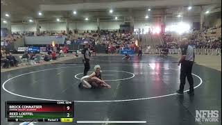 Brock Connatser vs Reed Loeffel  2024 TSSAA State ChampionshipConsolation SemifinalAA 113 lbs [upl. by Azile864]