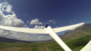 Glider Winch Launch  Different Angles [upl. by Esylle]