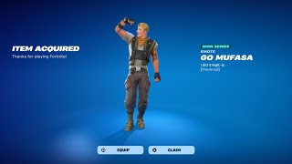 HOW TO GET NEW JABBA SWITCHWAY GO MUFASA EMOTE IN FORTNITE [upl. by Ateerys595]