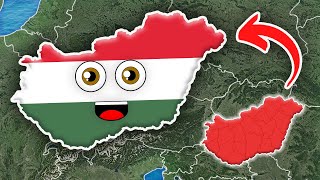 Hungary  Geography Regions and Counties  Countries of the World [upl. by Anillehs]