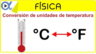 CONVERSIÓN DE UNIDADES DE TEMPERATURA grados celsius o centígrados °C a Fahrenheit °F  Vitual [upl. by Lashar]